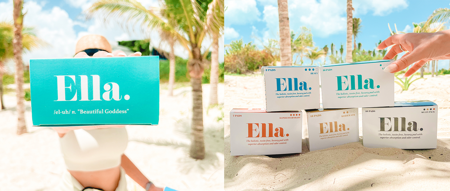 Holistic toxin free period pads ella pads